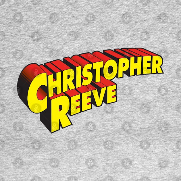 Christopher Reeve Word Logo 1 by CapedWonder Treasures